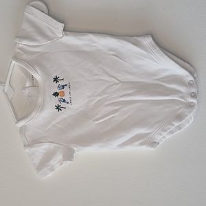 BUNDLE! Janie & Jack Parrot Onesie & Cat & Jack Denim Shorts. 0-3m